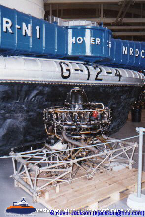 SRN1 at Wroughton -  (credit: The <a href='http://www.hovercraft-museum.org/' target='_blank'>Hovercraft Museum Trust</a> - Kevin Jackson).